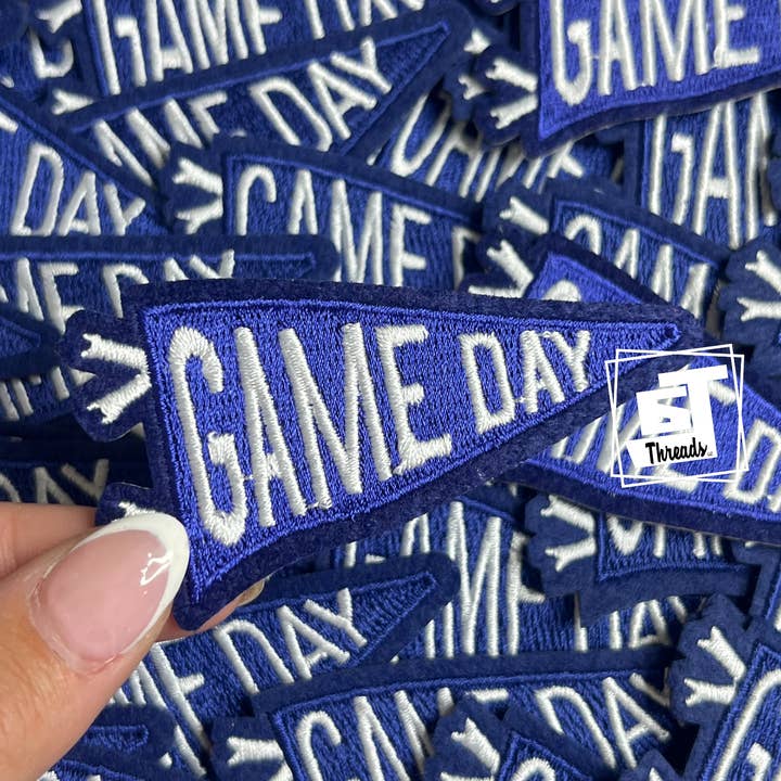 6j Threads LLC - Wholesale Patch - Game Day Pennants....Cap Patches8