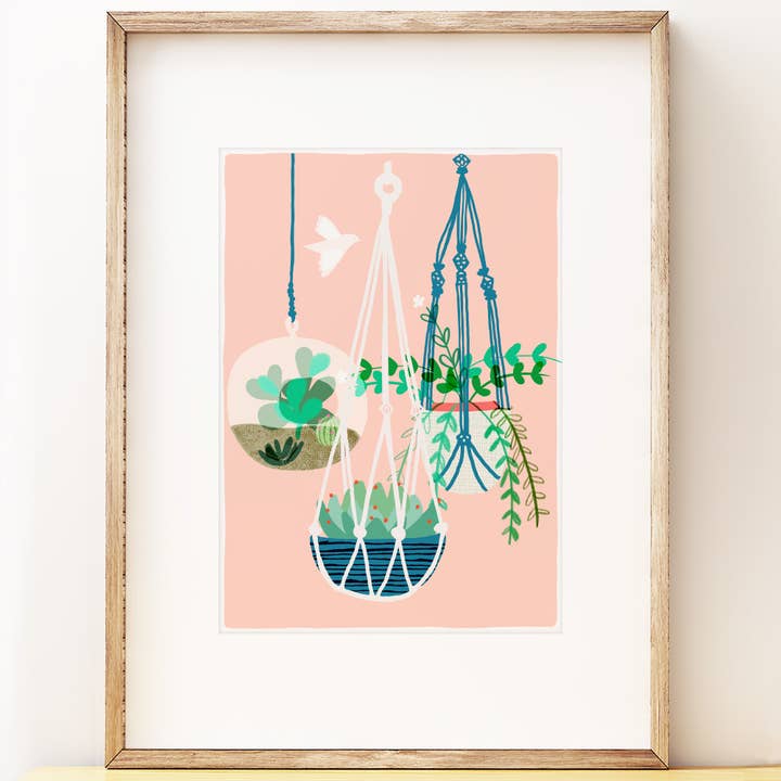 Francesca Iannaccone - Wholesale Art Print - Hanging Gardens Art Print1