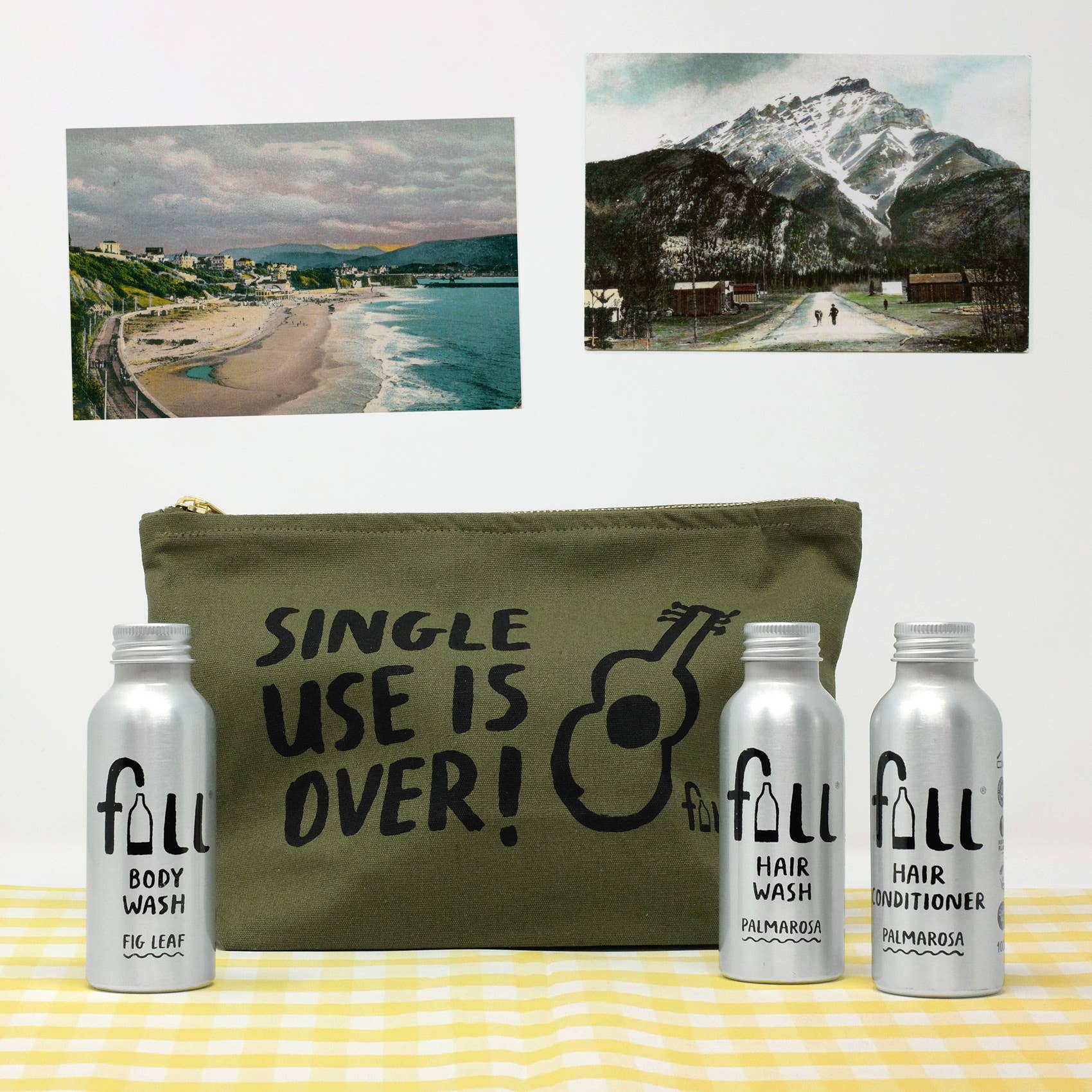 FILL REFILL CO – wholesale Travel set – Wish You Wash Here - Plastic free travel essentials kit4