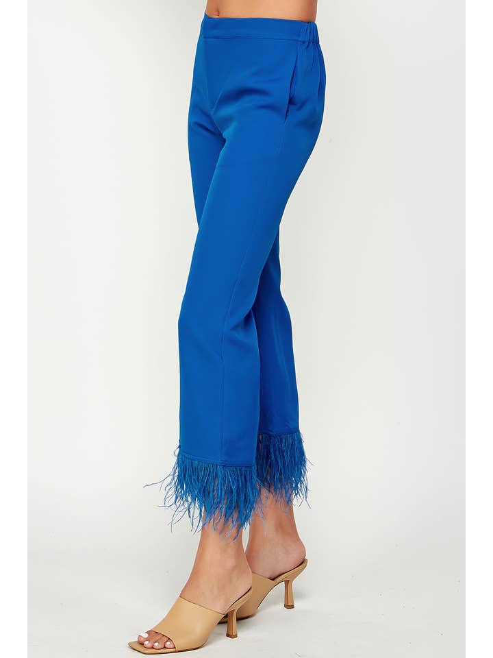 Strut & Bolt - Wholesale Pants – Women's - Feather Trim Flare Pants9