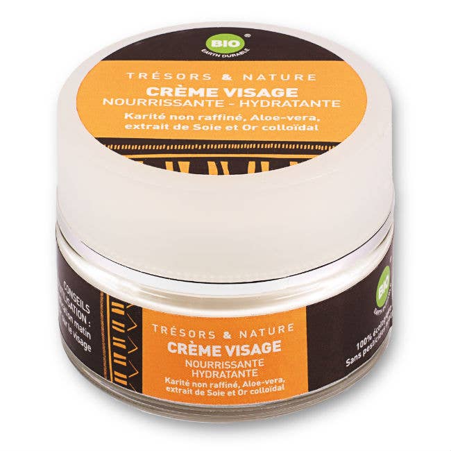 Crème visage Aloé-Vera - Beurre de Karité non raffiné pour la vente par Trésors&Nature