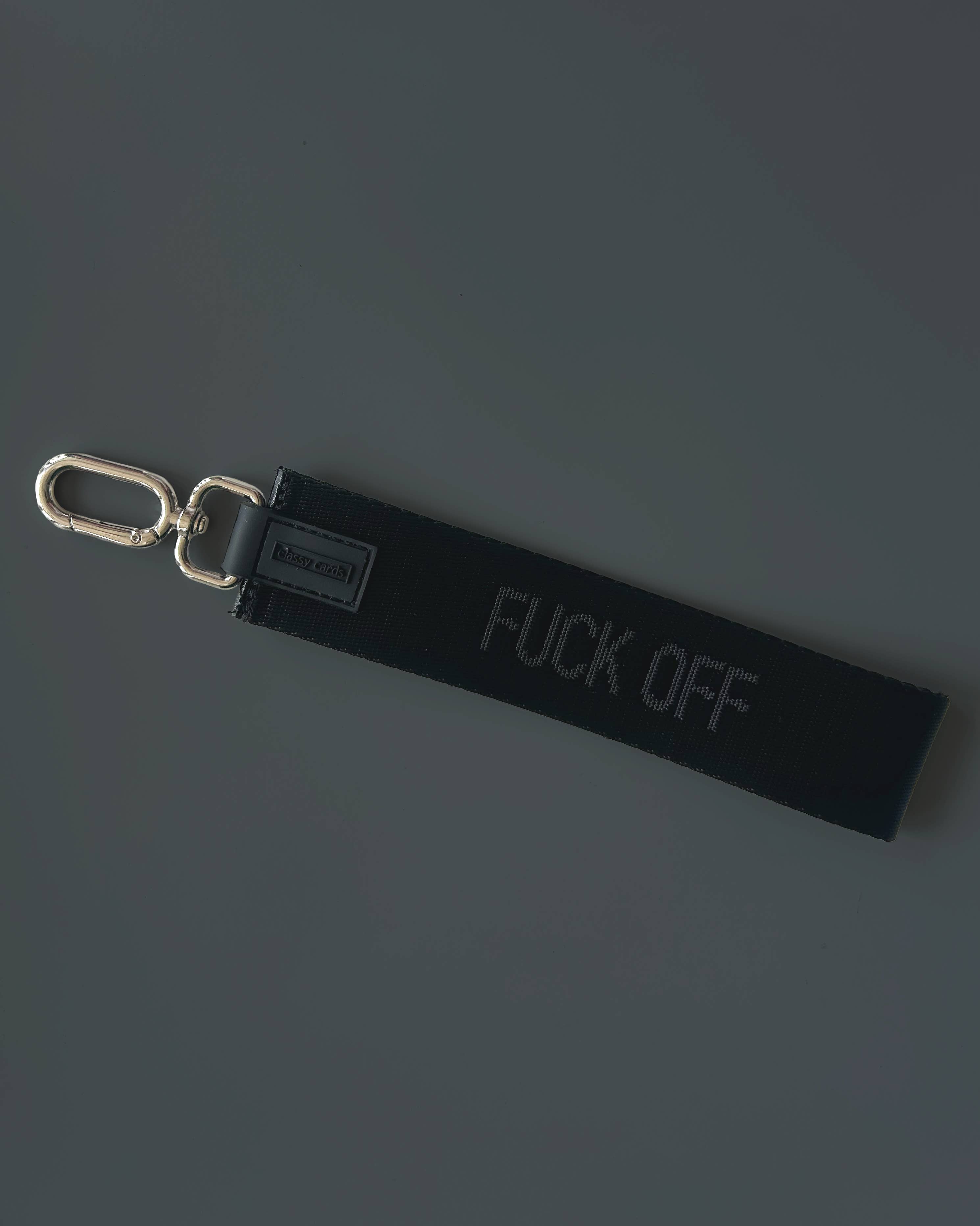 Classy Cards Creative - Vendita all'ingrosso Portachiavi - Unisex - Portachiavi da polso "Fuck Off"