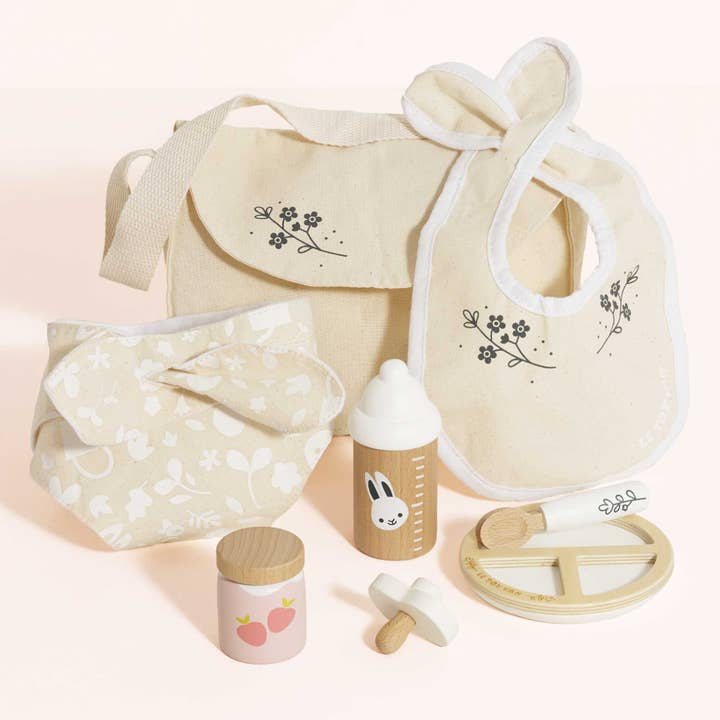 Le Toy Van, Inc. - Wholesale Doll Accessory Kit - Kids - Doll Nursing Kit & Bag