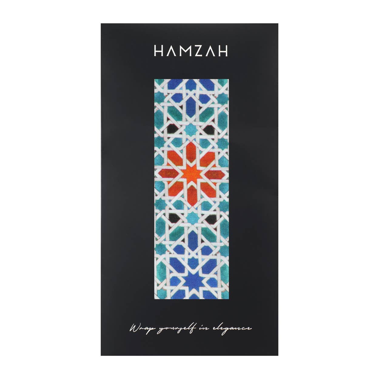 Hamzah - Wholesale Scarf - Women's - Multicolor Scarf Inspired by Nasrid Art, Men and Women4