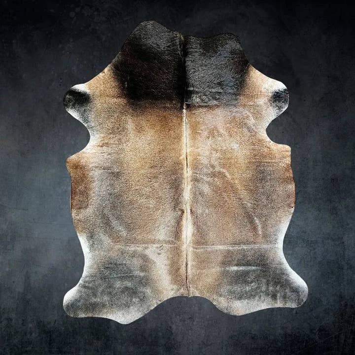 Tapete de Pele de Vaca Defumada Canyon Tamanho 5.5x 6.10 pés ---5295J por atacado de Rodeo