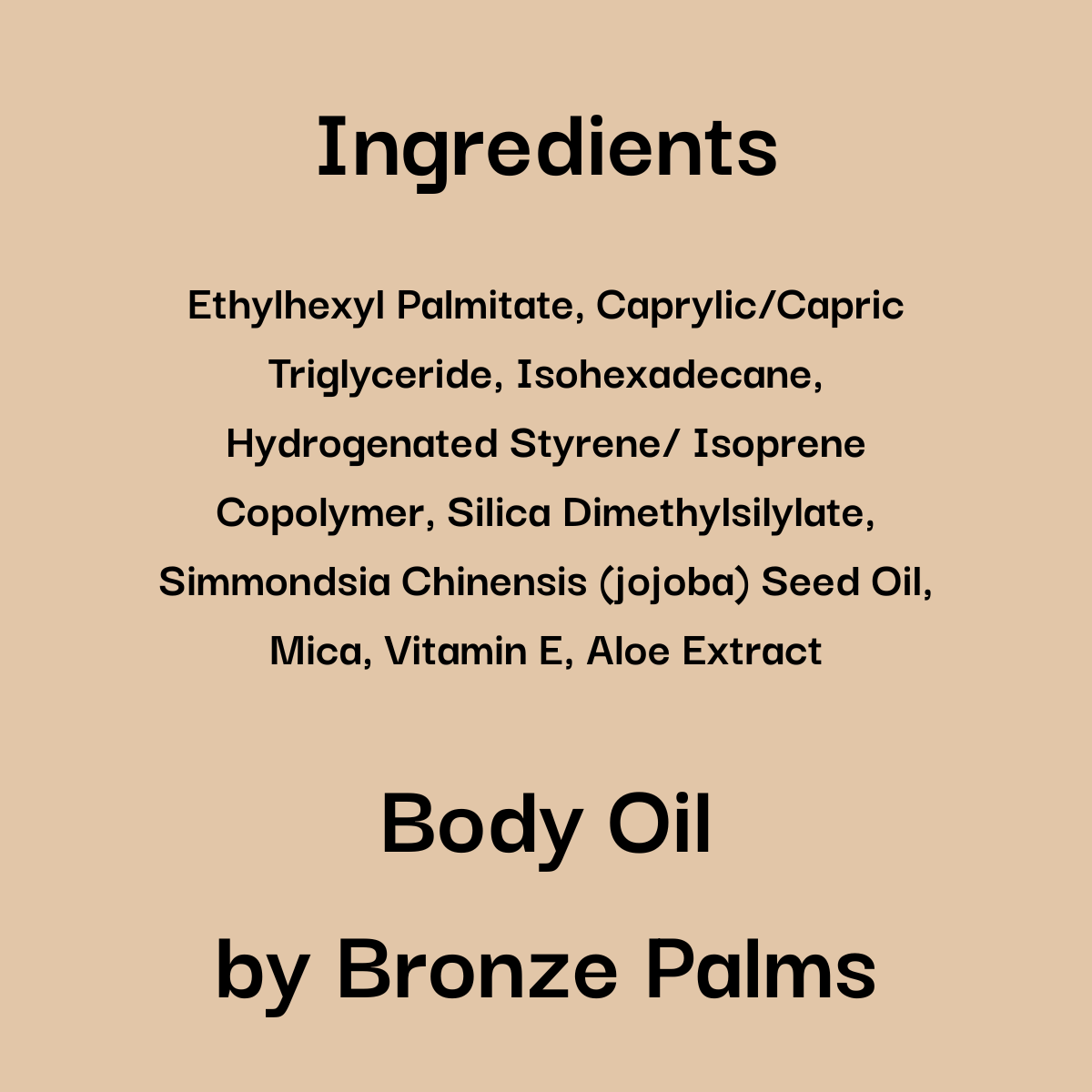 Bronze Palms Beauty - Vente Autobronzants - Huile pour le corps scintillante autobronzante hydratante pour peau sensible5