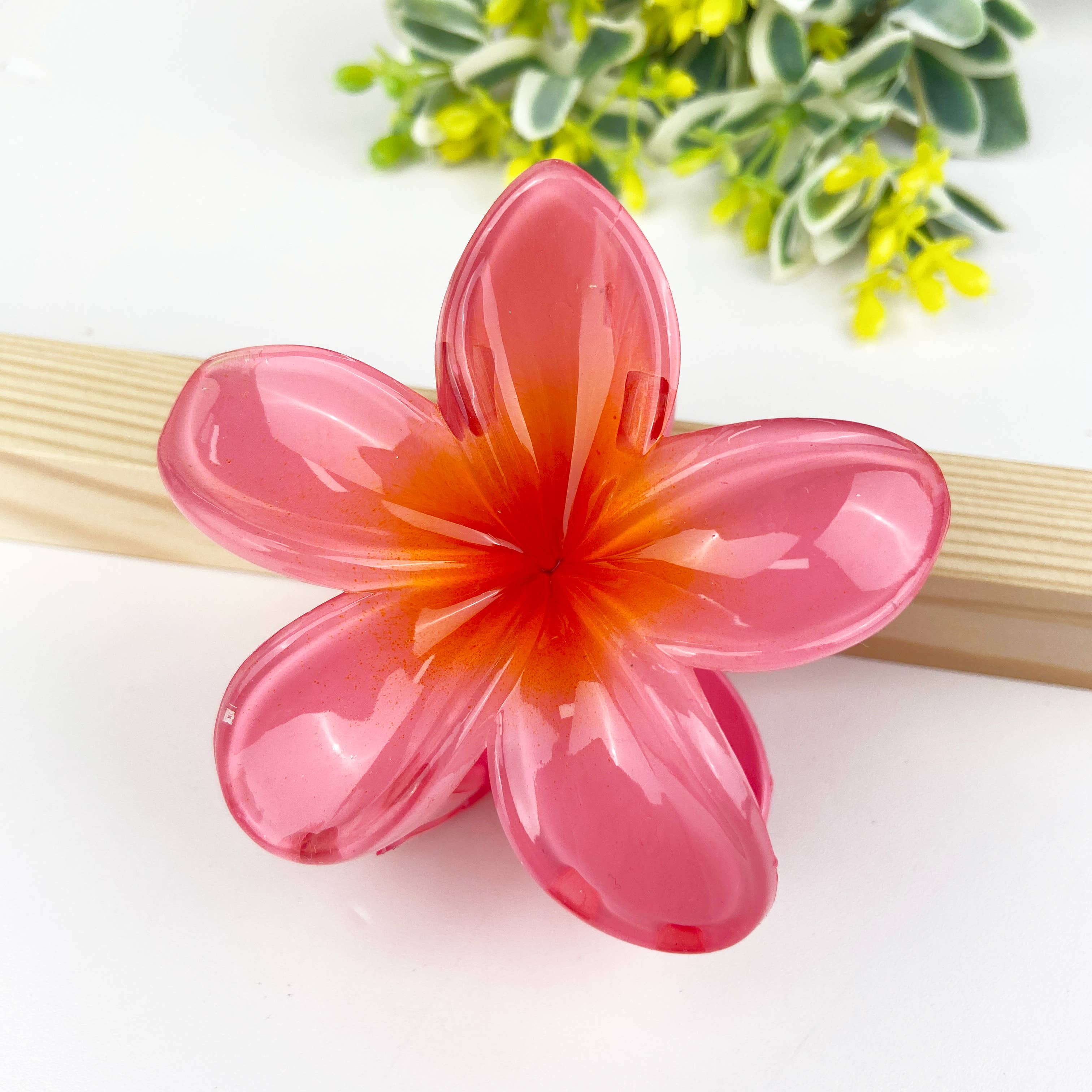 SoapElenGlen - Wholesale Hair Clip - Women's - Colorful plumeria hair Clip7