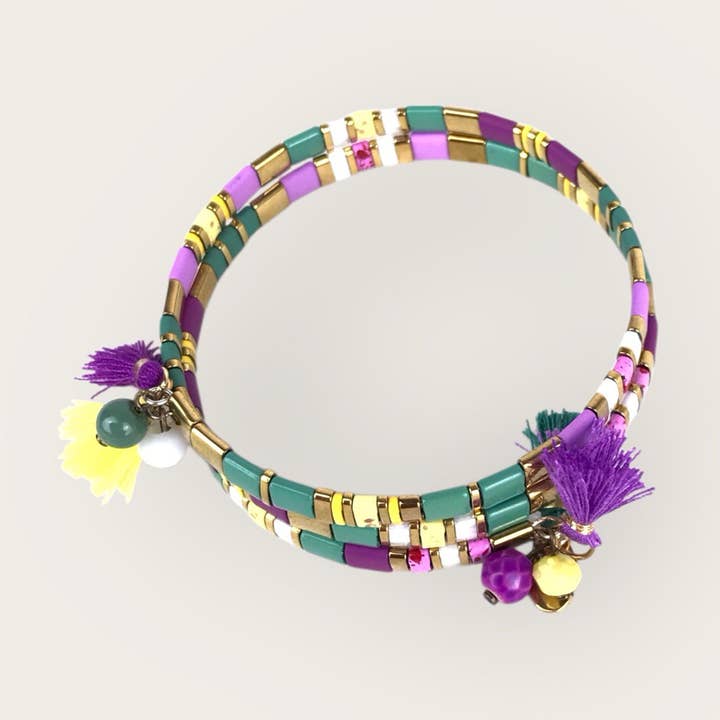 Bracciale fatto a mano con tilas di ematite LOREA per la vendita all'ingrosso da parte di melizijewelry