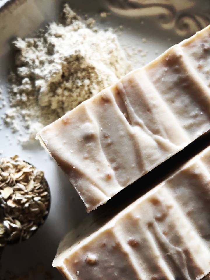 Classic Oatmeal Soap 5.5oz for wholesale by Colquitt Bath Co.