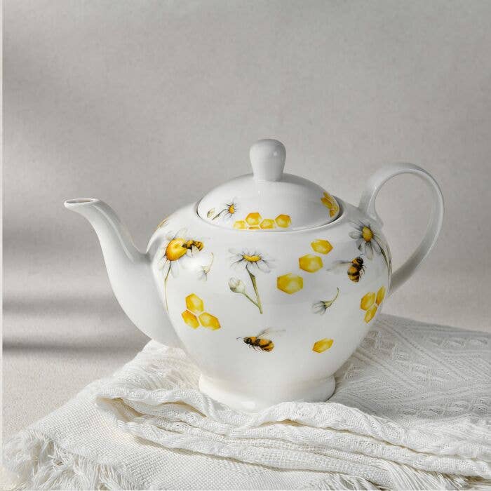 STP - Wholesale Tea Pot - Tea and Honey Porcelain Teapot 40.6 fl oz (1200 ml)1