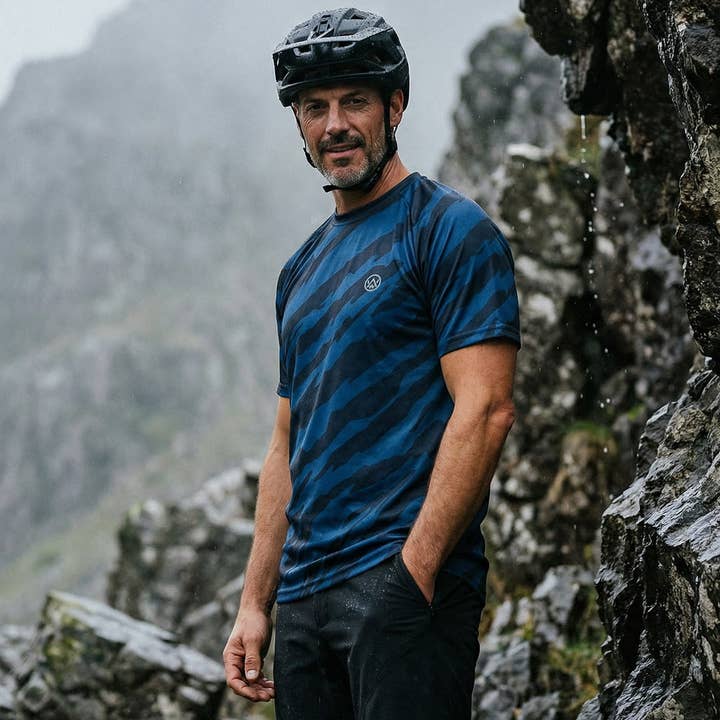 Tempest Short Sleeve Performance MTB Jersey for wholesale by Odyssey Activewear