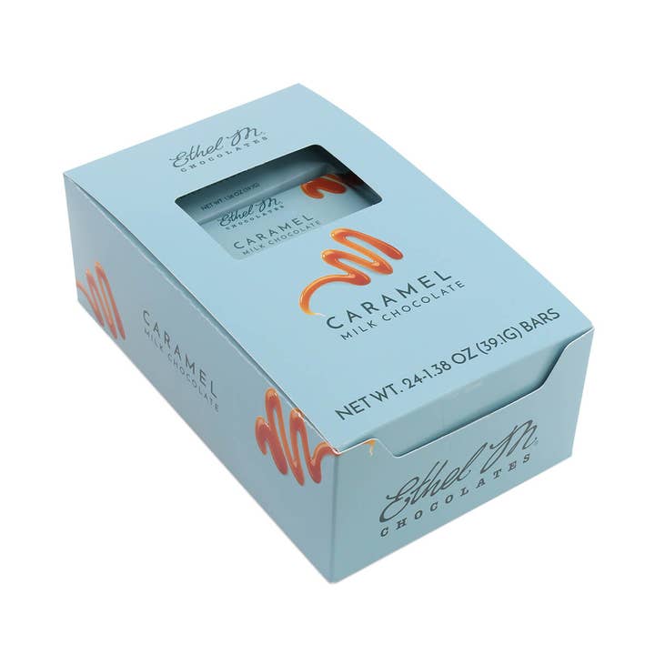 Ethel M Chocolates - Wholesale Chocolate Bar - PREMIUM MILK CHOCOLATE CARAMEL GOURMET SINGLE BARS4