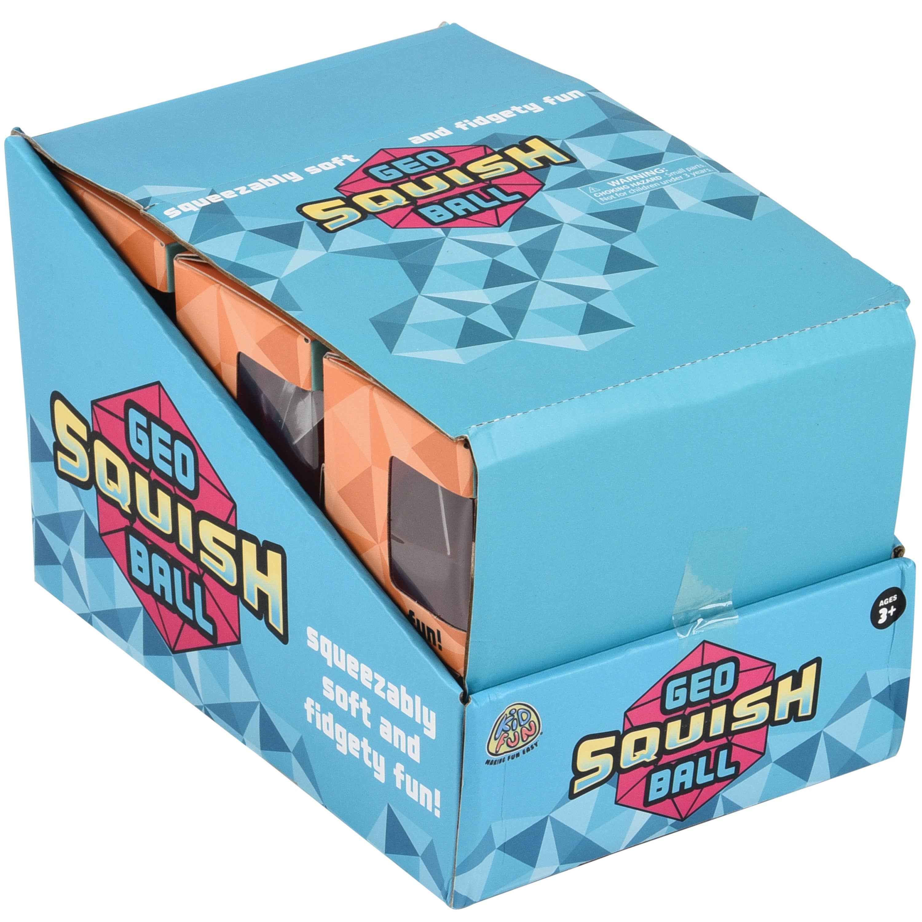 US Toy Company - Wholesale Squishy Toy - Kids & Baby - Geo Squish Sugar Ball 12-Unit Display14