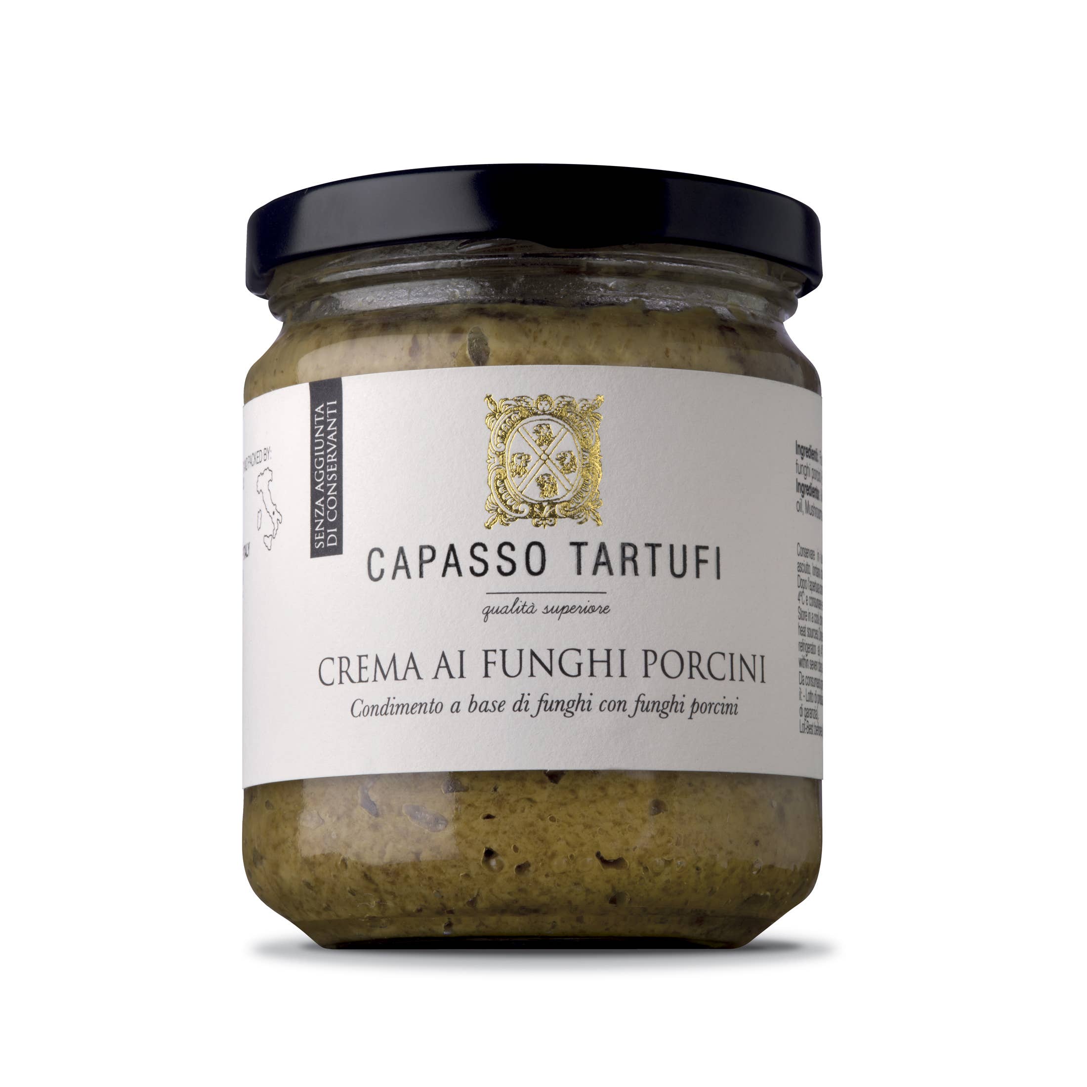 CAPASSO TARTUFI - Venta al por mayor Salsas - CREMA DE HONGOS PORCINI
