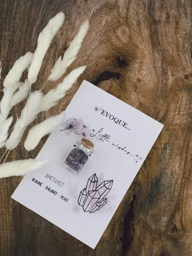 Bocaux en cristal « Little Wishes » - « Amethyst » pour la vente par Evoque Gifts & Homewares
