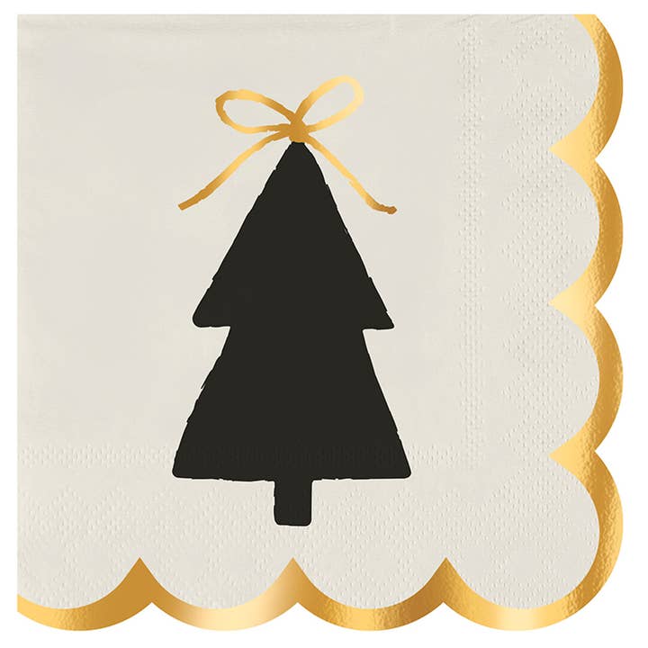 Ceramic Napkin Tray + Napkins - Bow Tree for wholesale by Santa Barbara Design Studio by Creative Brands