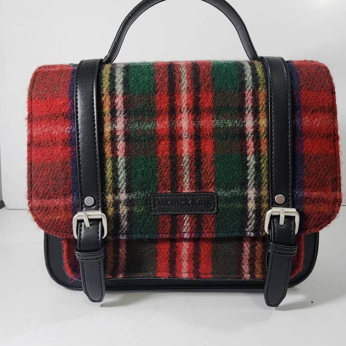 Patrick King Woollen Company – Engroshandel Taske med håndtag – til kvinder – Royal Stewart Håndtaske0