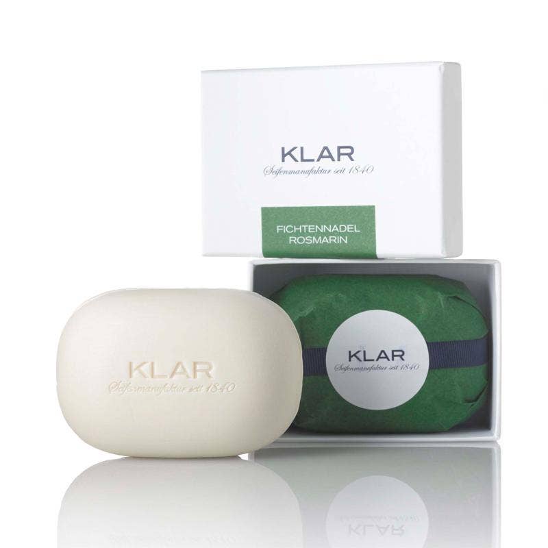 Seifen-Shop - Vente Pains de savon - Savon d'entretien aux aiguilles d'épicéa et au romarin, 135 g (sans huile de palme)0