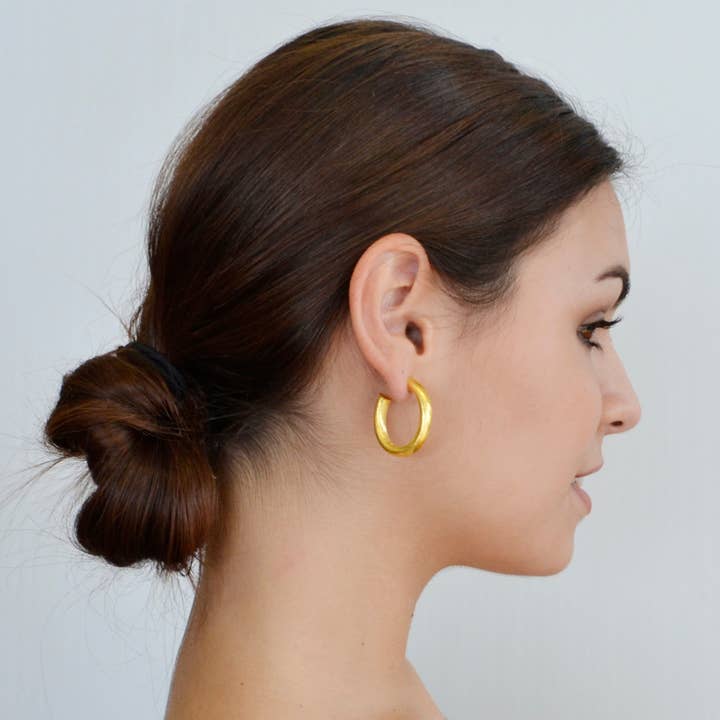Betty Carre - Wholesale Hoop Earrings - GRASSE HOOP EARRINGS