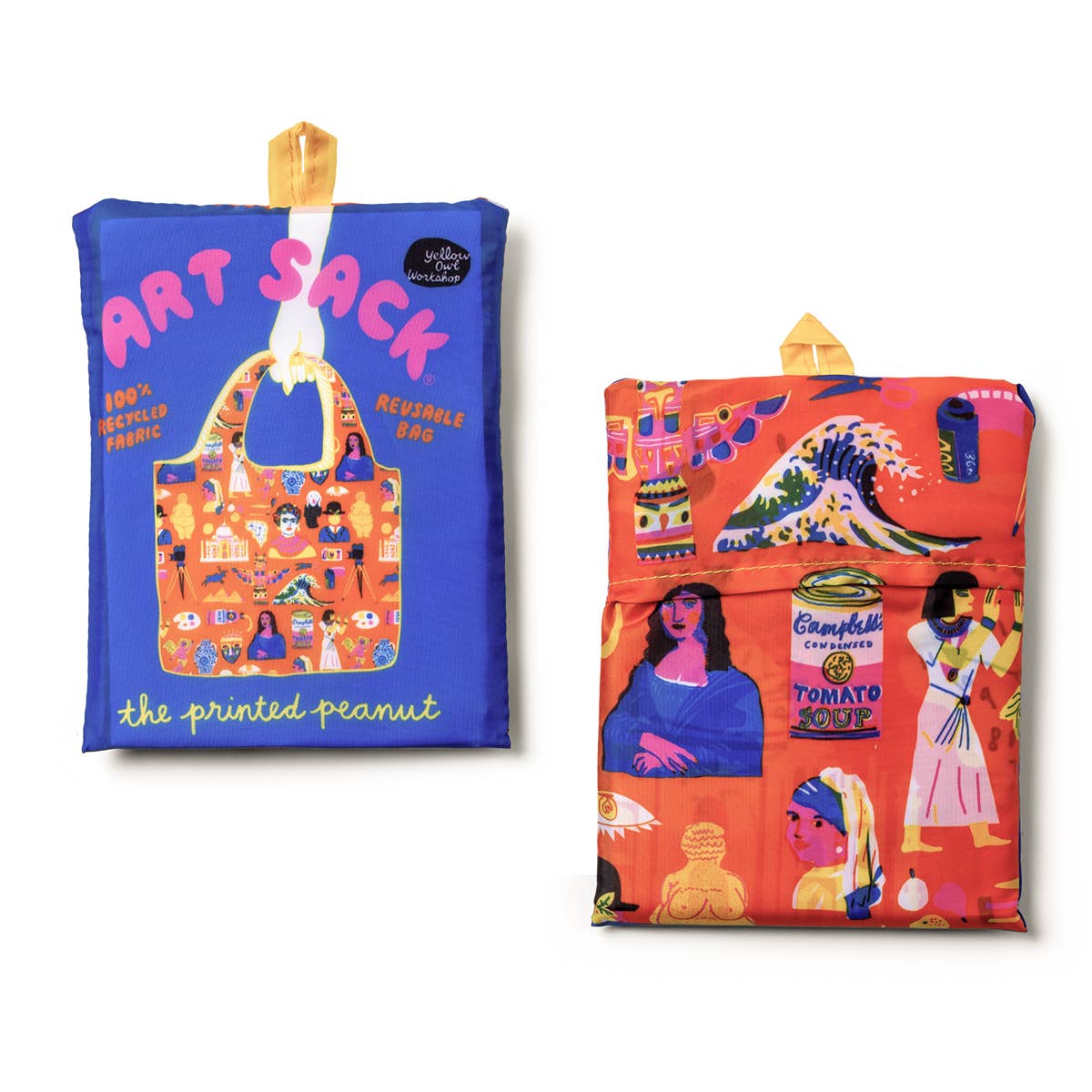 Yellow Owl Workshop - Vente Sacs de course/à provisions - Sac Art History Art Sack® par The Printed Peanut - Sac réutilisable2