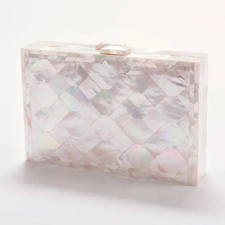 Athena Roze Moeder-van-Parel Tas voor wholesale door Freya Rose