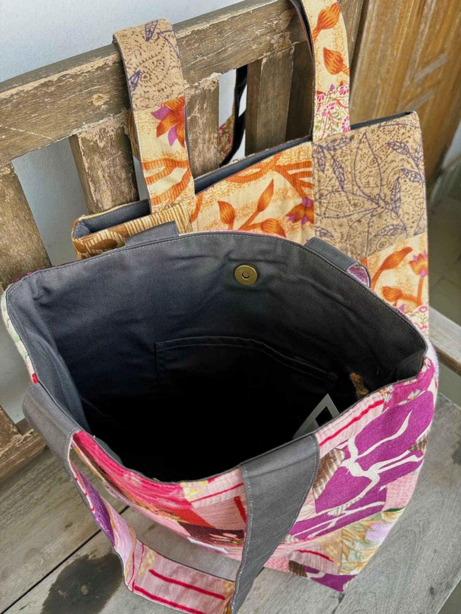 Shakti.ism - Wholesale Tote Bag - Women's - Colourful Sari Patchwork Tote Bag, Fair Trade Market Shopper8