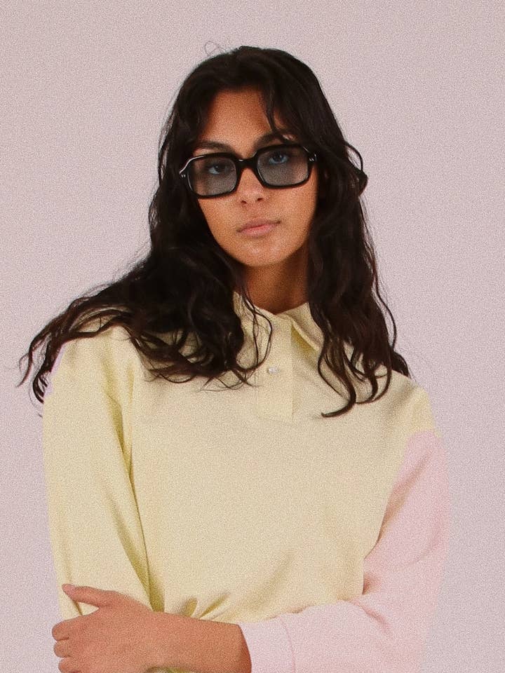 THE 1980'S POLO (WOMEN'S COLORBLOCK) for wholesale by KARL BREIZNER