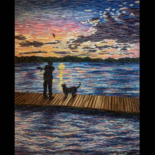 Impression sur papier giclée Reflet/Retreat pour la vente par Amanda Pearson Art