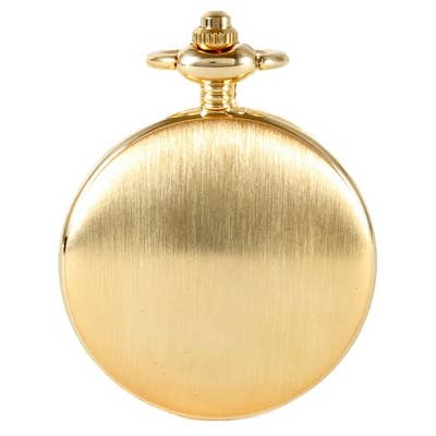 Dalaco - incorporating David Aster – wholesale Wrist watch – Men's – Gold Brushed Quartz Full Hunter Pocket Watch2