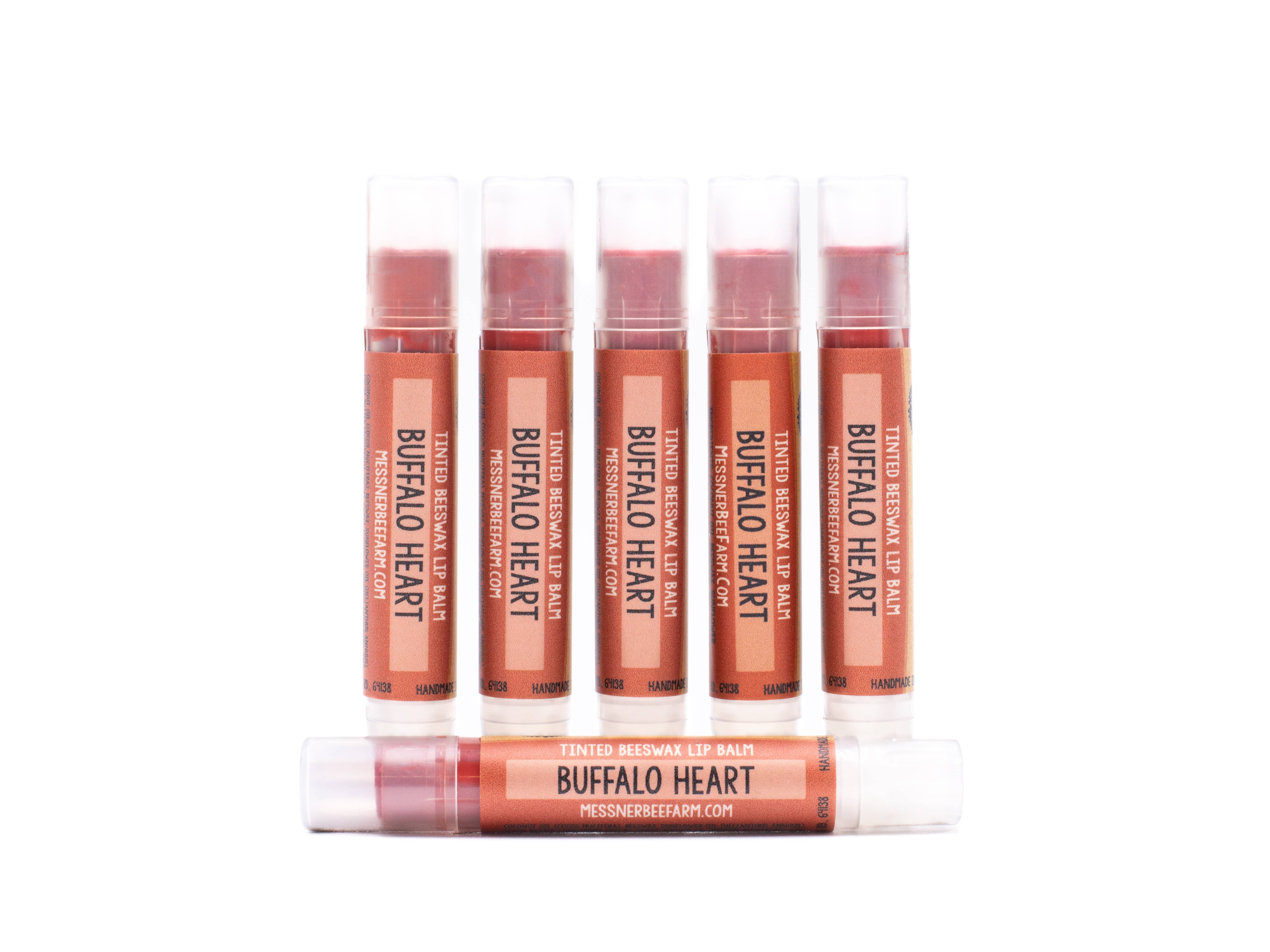Messner Bee Farm - Vente Baumes à lèvres - Baume à lèvres teinté Coeur Buffalo2