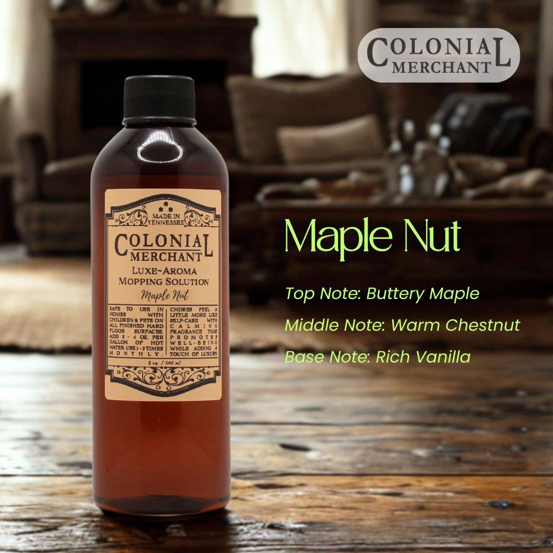 Colonial Merchant - Vente Nettoyant pour sols - Savon à vadrouille Luxe~Aroma Colonial Merchant aux noix d'érable 8 oz.3