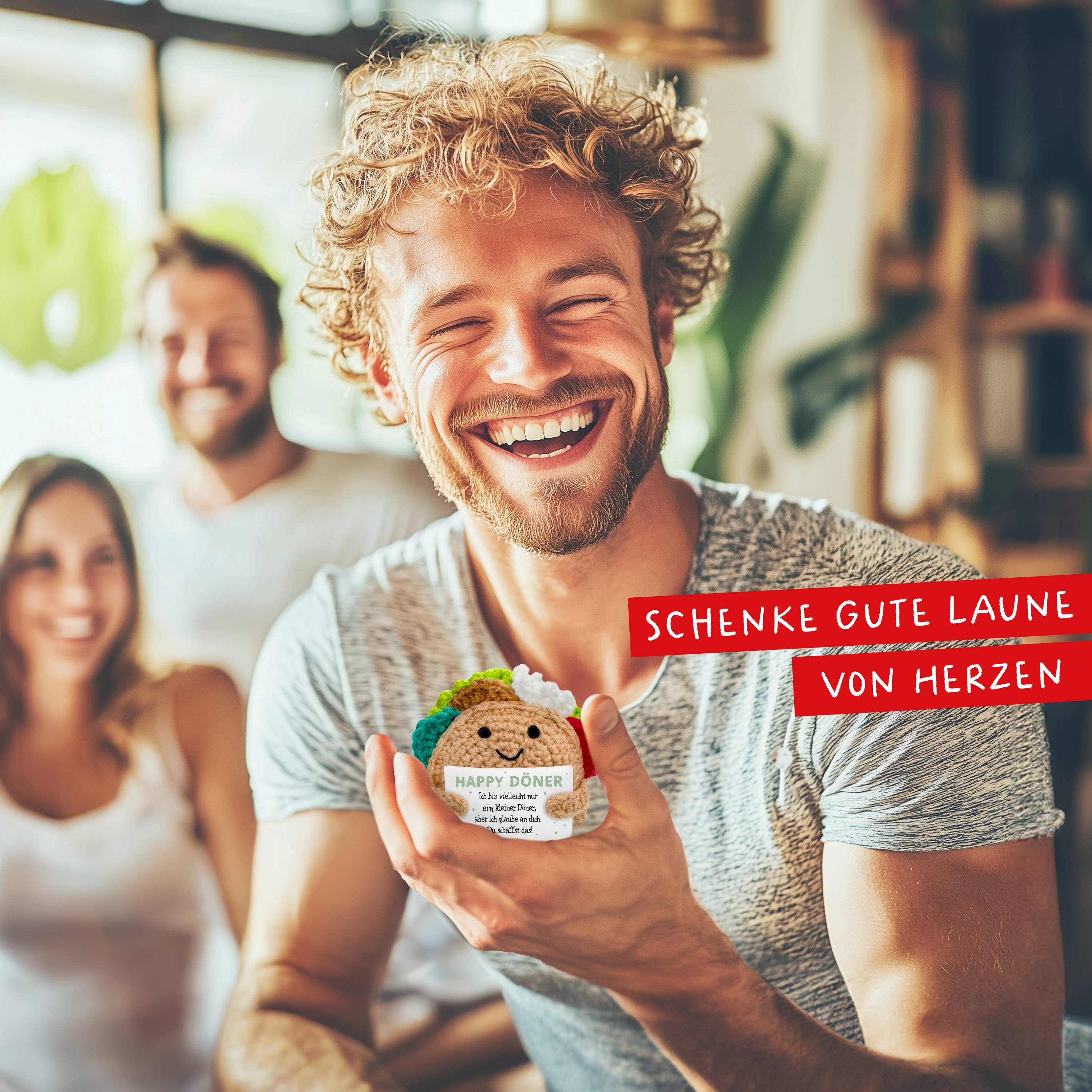 LOViLEE – Engroshandel Spøg og skæmt-gave/gaveartikel – Happy Döner Diggi | Lykkebringer-sæt | Nr. HF-023