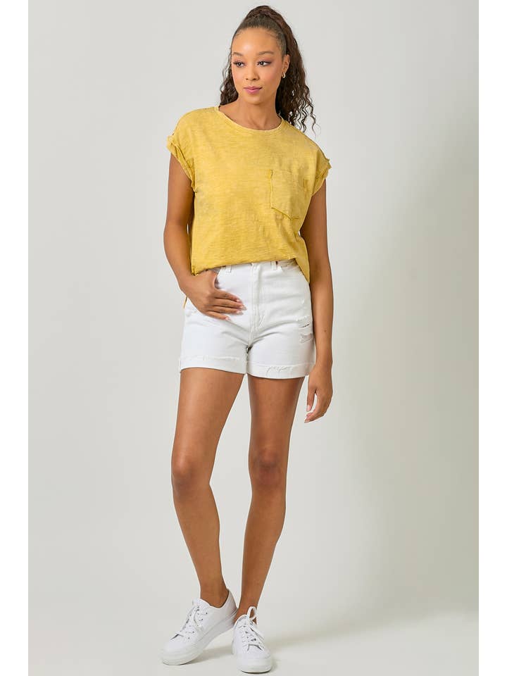 Mystree - Wholesale T-Shirt - Women's - 61119 Washed Slouchy Essential Tee26