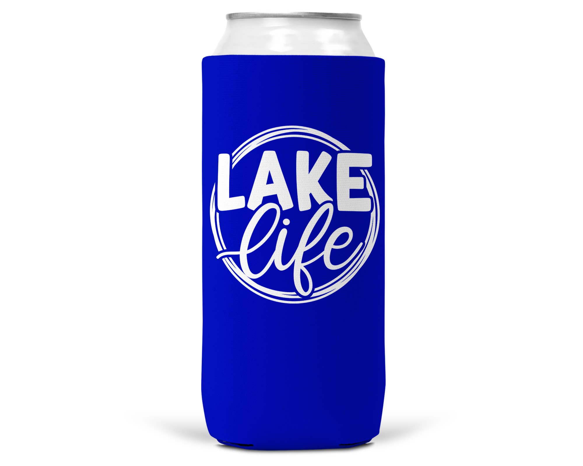 Wi-Wear - Wholesale Drink Huggers & Koozies - Lake Life SLIM CAN Coozie / Koozie for 12 Oz Slim Can2
