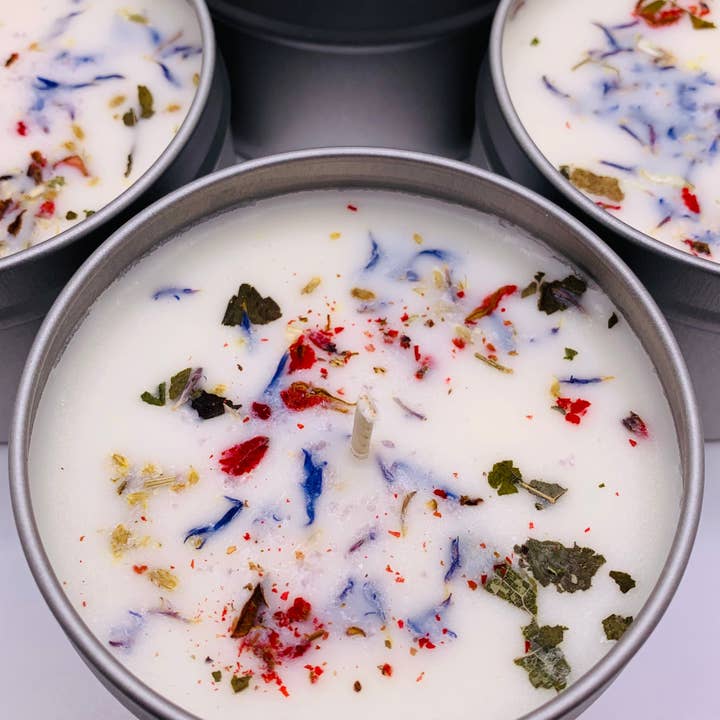 Bet's Bars - Wholesale Travel Candles - Botanical Sprinkled Soy Wax Candles14