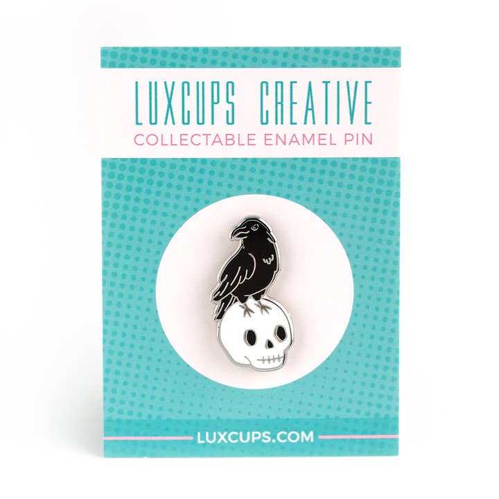 The Raven Pin for wholesale by LuxCups Creative
