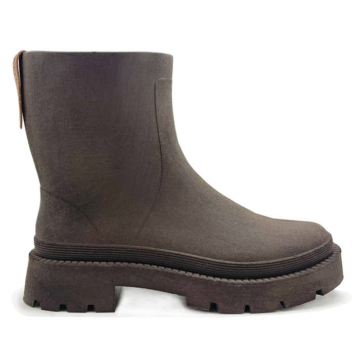 nat-2™ Bio Boot bruine vegan regenlaarzen | 100% waterdicht en biologisch afbreekbaar voor wholesale door thies