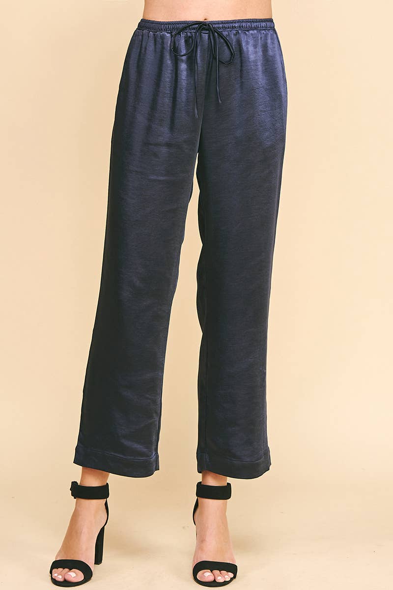 PINCH - Wholesale Pants - Women's - SATIN STRAIGHT PANTS - 5370B1