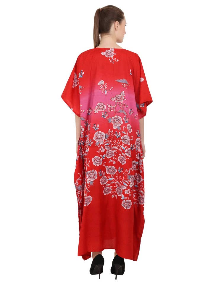 Miss Lavish London - Wholesale Kaftan – Women's - Women Long Kaftan Summer Caftan Dress 4 Colors 134 S-3XL10