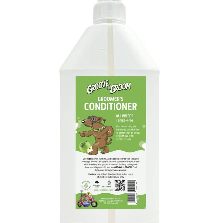 Groove N Groom - Wholesale Pet Shampoo - Dog - Pet Conditioner - All Breeds 5Ltr0