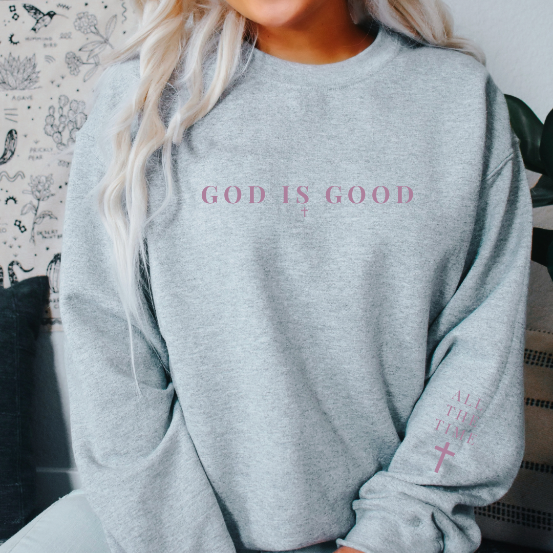 JOCOink - Wholesale Graphic Sweatshirt - Women's - God is good all the time1