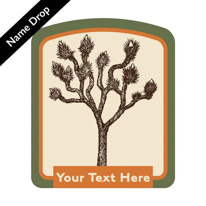 Pegatina de Joshua Tree | Personalización de Nombre para venta al por mayor de Counter Couture