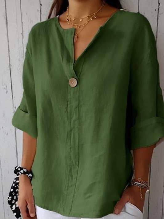 Fashion Combination - Wholesale Blouse - Women's - coastal breeze linen blouse6