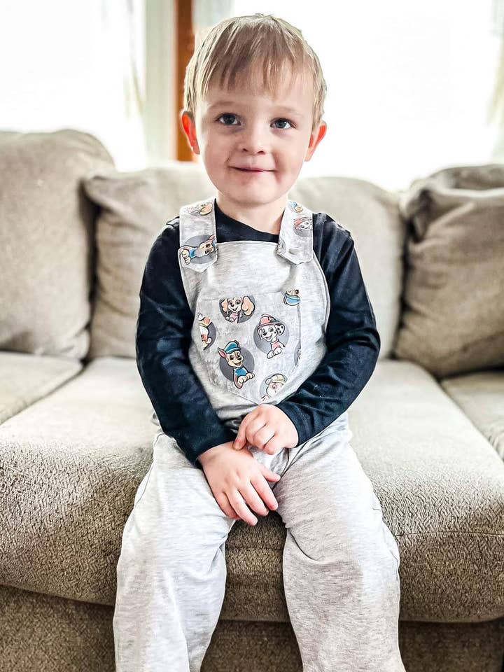 Boys Woven Overall pants for wholesale by Athena's Custom Design