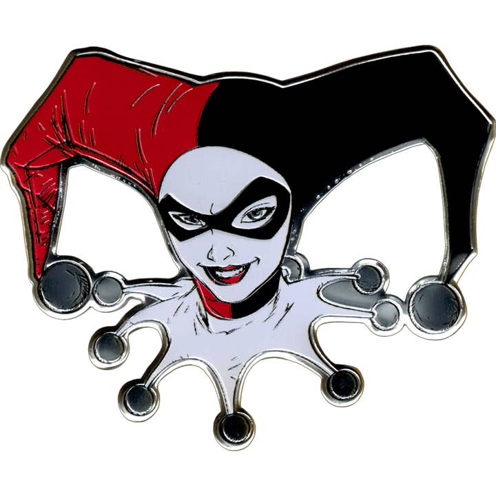 Square Deal Recordings & Supplies - Venta al por mayor Pegatina - Pegatina Batman - Harley Quinn Headshot