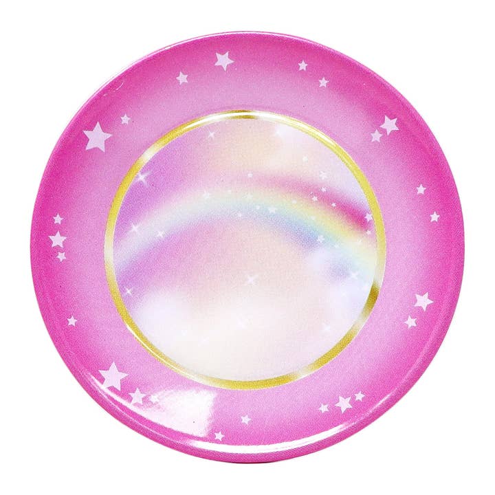 Pink Poppy USA - Wholesale Toy Feeding Set - Kids - Unicorn Dreamer 9 Piece Tin Tea Set in Carry Case4