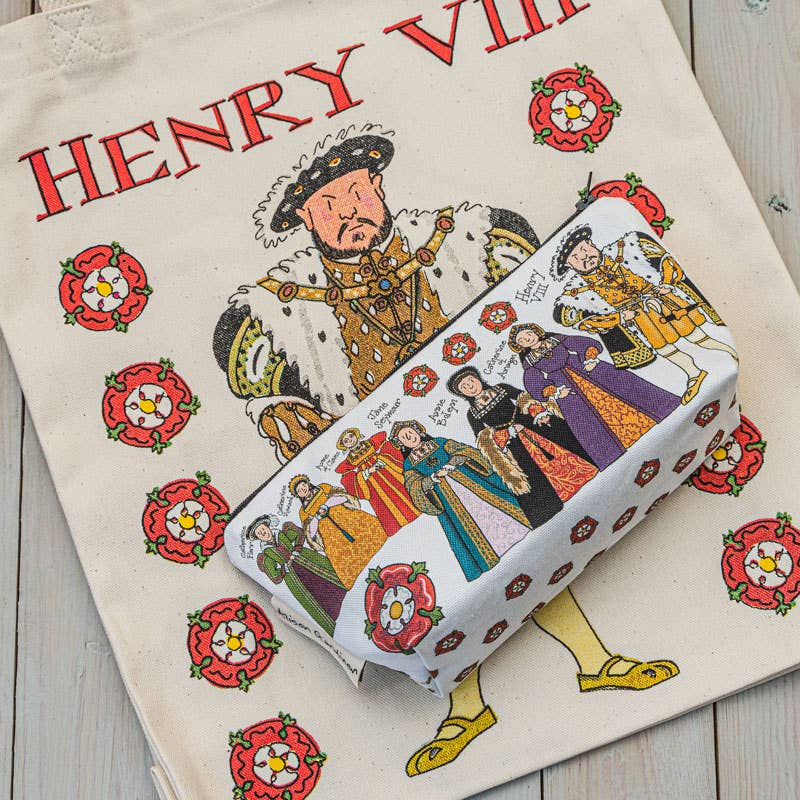 Alison Gardiner Designs – wholesale Make-up/cosmetic bag – Henry VIII Cosmetic Bag / Pencil Case2