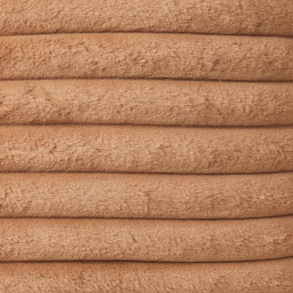 Skinnwille Home - Wholesale Decoratiedeken - Pasen - Gestreepte Deken - Cognac3