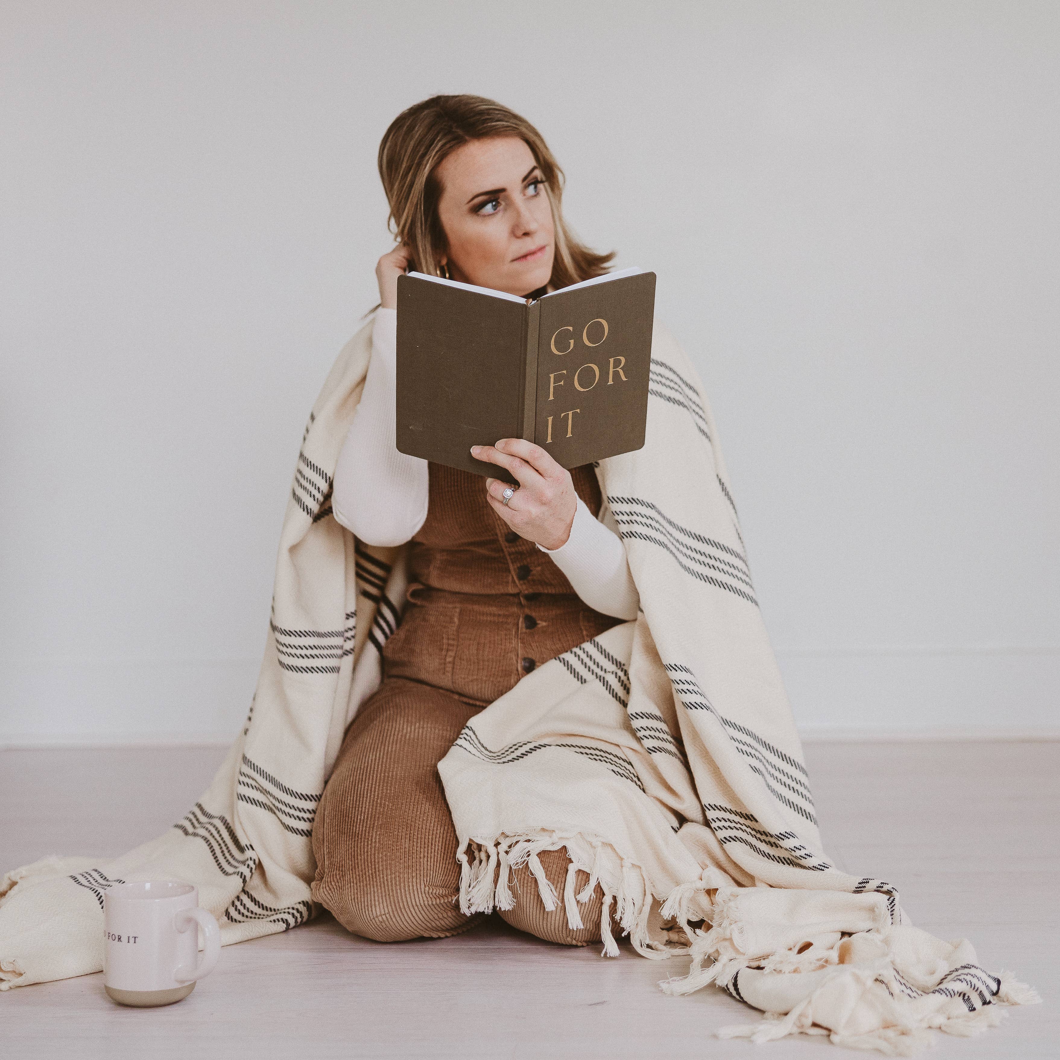 Sweet Water Decor - Vente Journal intime - Journal en tissu Go For It - Décoration d'intérieur et cadeaux7