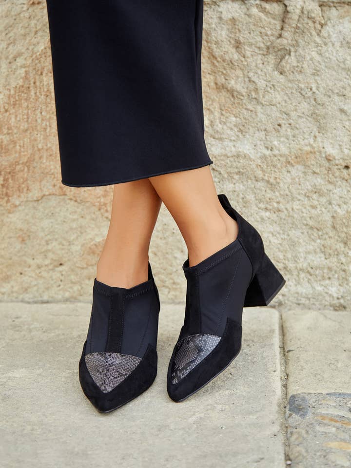 SWEET MAGIC SHOES & BAGS - Wholesale Booties - Women's - COMBINED HEEL SHOE0